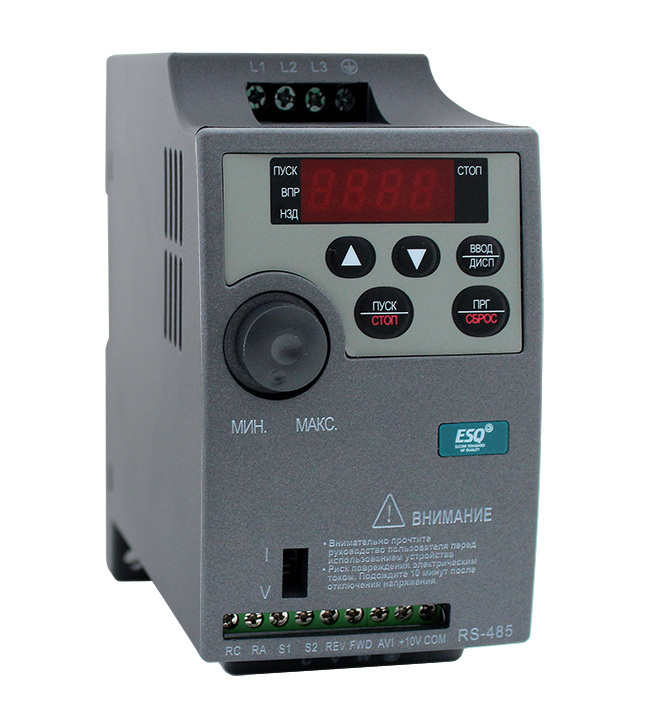 ESQ-210-2S-1.5K Преобразователь частоты (1.5 КВТ, 1ф, 220В)